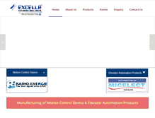 Tablet Screenshot of excellaelectronics.com